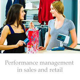 Performance management in sales and retail