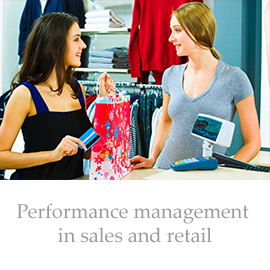 Performance management in sales and retail